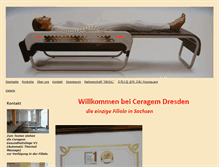 Tablet Screenshot of ceragem-dresden.com